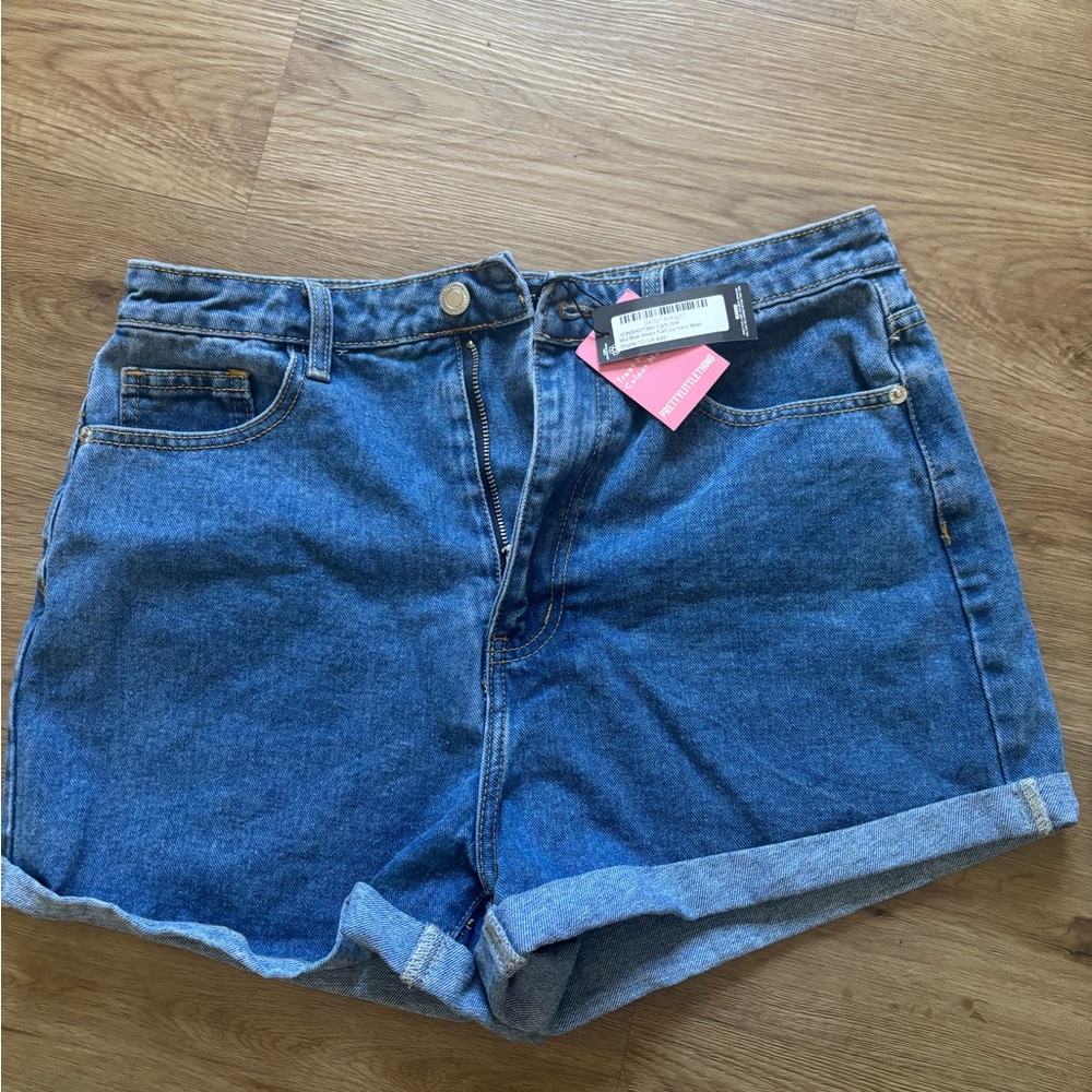 PrettyLittleThing Classic Blue Jean Shorts